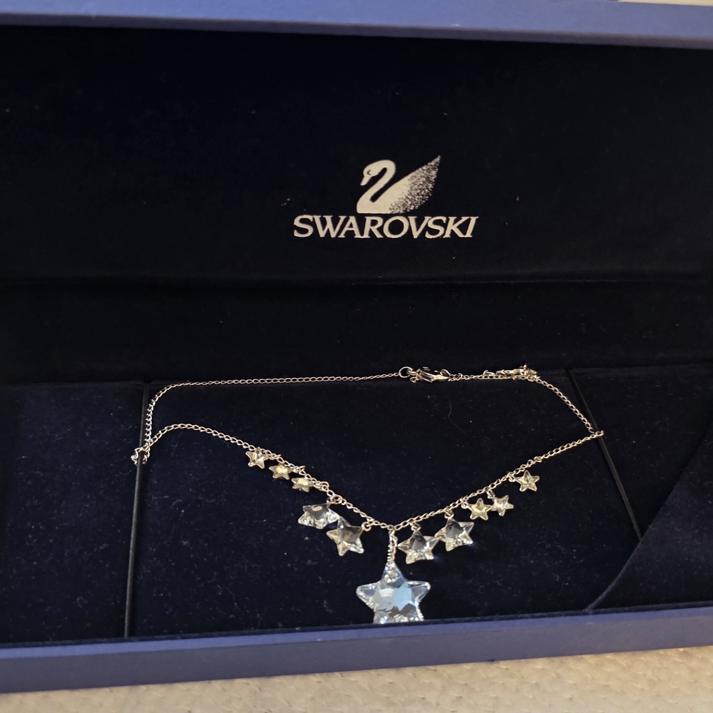 Swarovski Silver Star Necklace